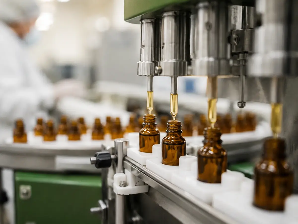 Flavour Drops Lohnabfüllung in der OH!S Produktion in Hannover