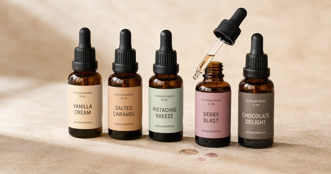 Flavour Drops in verschiedenen Geschmacksrichtungen für die eigene Marke – OH!S GmbH
