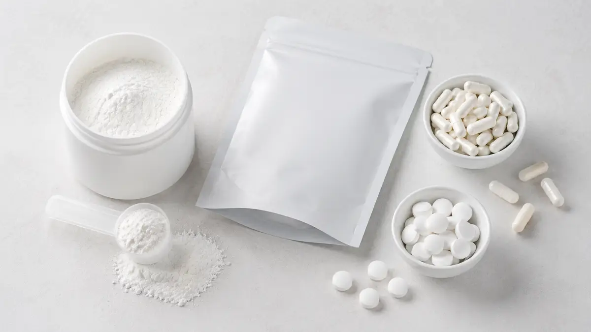 Darreichungsformen für Creatin Monohydrat: Pulver, Kapseln und Tabletten