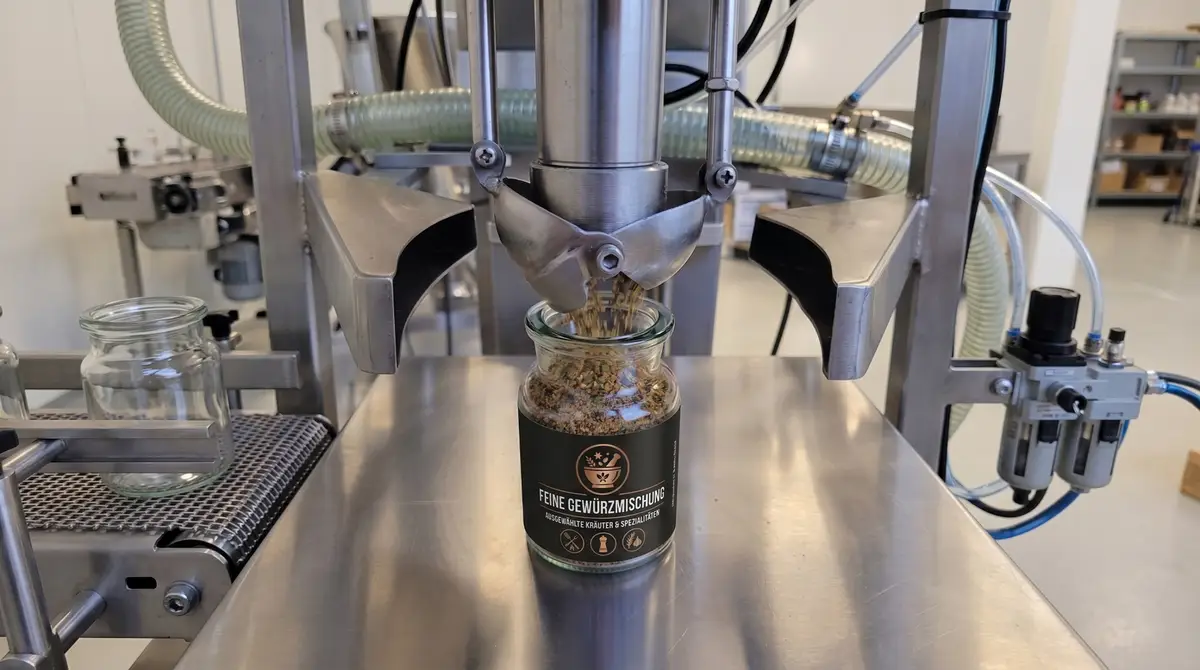 Lohnabfüllung Gewürze und Soßen bei OH!S — Produktwelt mit Gewürzen, Kräutern und Dressings in unterschiedlichen Verpackungen