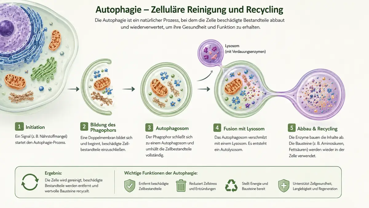 Spermidin Wirkprofil – Autophagie-Induktion auf zellulärer Ebene