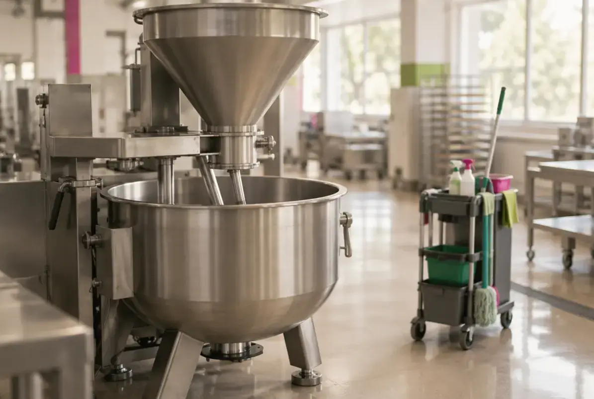HACCP - Hazard Analysis Critical Control Point 3 Gereinigte Edelstahlanlage als Basismaßnahme der Hygiene