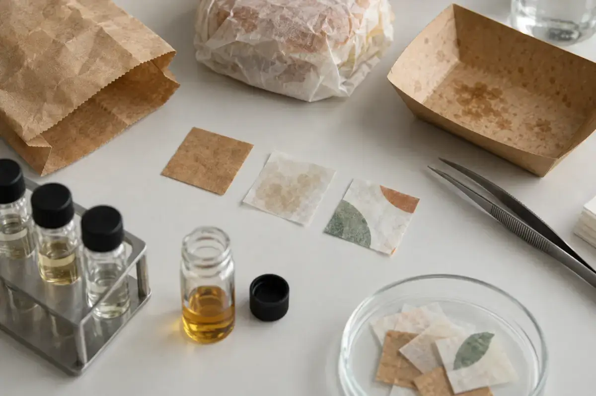 ppwr fristen 2 Fettdichte Papierverpackungen und Probengläser für die PFAS-Prüfung im Labor