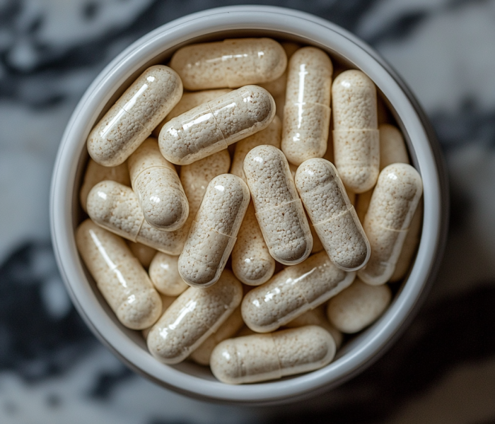 Vegane HPMC-Kapseln im Glas — pflanzliche Lohnabfüllung Kapseln bei OH!S
